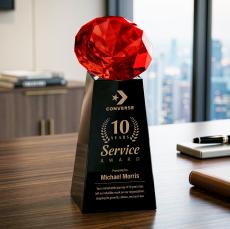 Novita Award - Black/Ruby - Years of Service Awards