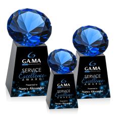 Celestina VividPrint Award - Black/Sapphire - Years of Service Awards