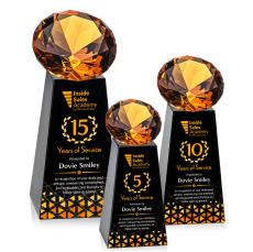 Novita VividPrint Award - Black/Amber - Years of Service Awards