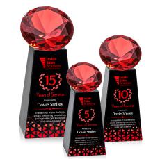 Novita VividPrint Award - Black/Ruby - Years of Service Awards