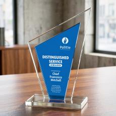 Milton Award - Blue - Blue Crystal Awards