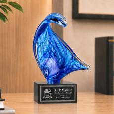 Laguna Award on Hancock Black - Art Glass Awards