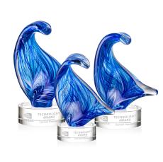 Laguna Award on Stanrich Clear - Art Glass Awards
