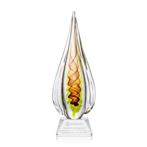 Recognition Awards - Glass Awards - Carterra Award on Sheffield Base