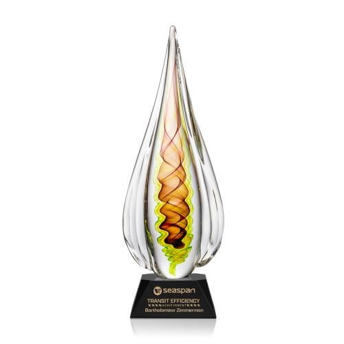 Recognition Awards - Glass Awards - Carterra Award on Sheffield Black