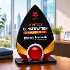 Dangerfield VividPrint Award - Black - Crystal Ball Awards