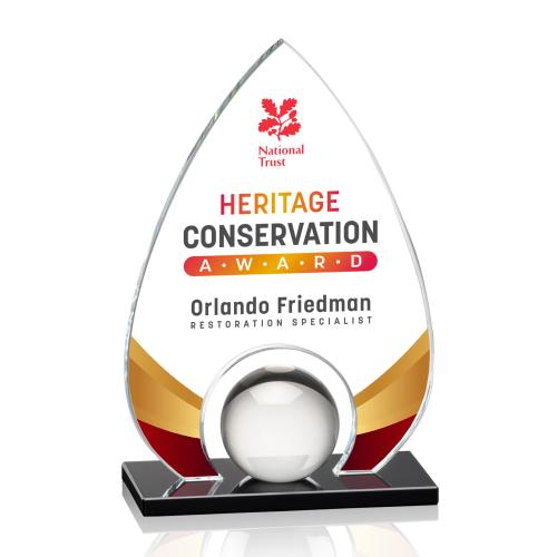 Recognition Awards - Crystal Awards - Dangerfield VividPrint&trade; Award - Starfire