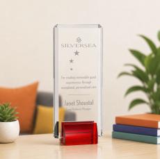 Veronese Award - Red - Crystal Awards