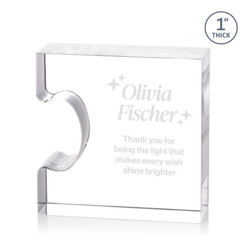 Recognition Awards - Acrylic Awards - Jigsaw Award - Large