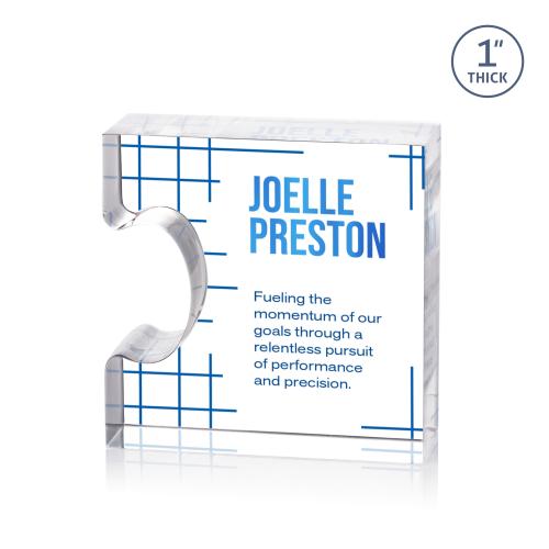 Recognition Awards - Acrylic Awards - Jigsaw VividPrint&trade; Award - Small