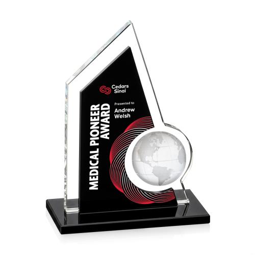 Recognition Awards - Crystal Awards - Adalina VividPrint&trade; Award - Black
