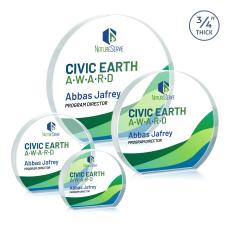 Maren Hemisphere VividPrint Award - Clear - Between $80 and $150