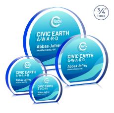 Maren Hemisphere VividPrint Double Sided Award - Blue - Recognition Awards