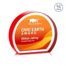Maren Hemisphere VividPrint&trade; Double Sided Award - Red