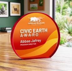Maren Hemisphere VividPrint Double Sided Award - Red - Under $45