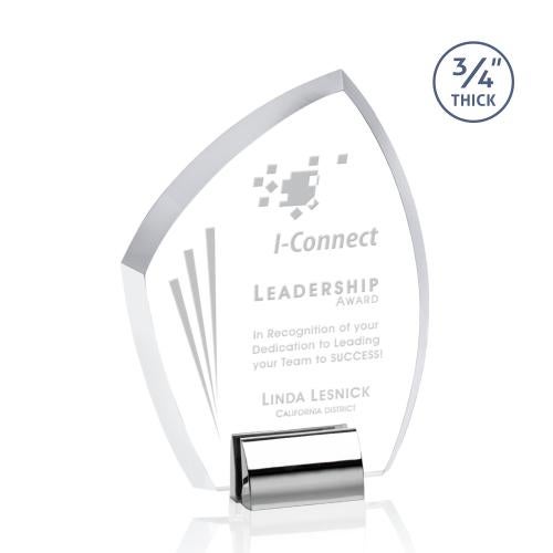 Recognition Awards - Crystal Awards - Burnamthorpe Award - Chrome
