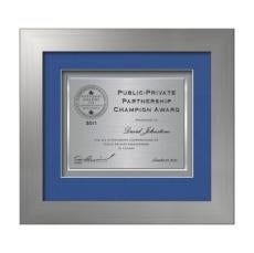 Premier Certificate TexEtch - Silver - Plaque Awards
