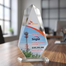 Jemma VividPrint Award - Clear - Full Color Awards