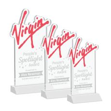 EdgeCraft Rectangle on Mitered - White (via Air) - Recognition Awards