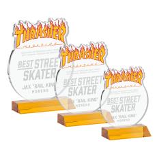 EdgeCraft Round on Mitered - Amber (via Air) - Over $150