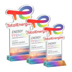 EdgeCraft Rectangle VividPrint on Mitered - Prismatic (Air) - Recognition Awards
