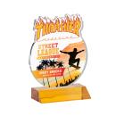 EdgeCraft Round VividPrint&trade; on Mitered - Amber (via Air)