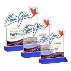EdgeCraft Square VividPrint on Mitered - Blue (via Ocean) - Over $150