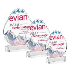 EdgeCraft Round VividPrint on Alberton - Clear (via Ocean) - Crystal Awards