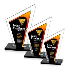 Milton VividPrint Award - Black - Crystal Awards