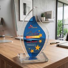 Flamingo VividPrint Award - Blue - Over $150