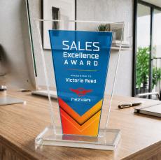 Heckel VividPrint Award - Blue - Over $150