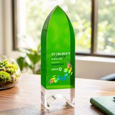 Emerald Tower VividPrint Award  - Crystal Awards
