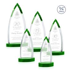 Shildon Award on Alberton Base - Green - Sales Awards