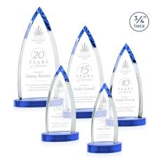 Shildon Award on Alberton Base - Sky Blue - Sales Awards