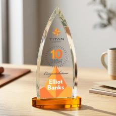 Shildon VividPrint Award on Alberton Base - Amber - Full Color Awards