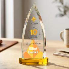 Shildon VividPrint Award on Alberton Base - Gold - Full Color Awards
