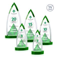 Shildon VividPrint Award on Alberton Base - Green - Full Color Awards