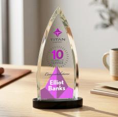 Shildon VividPrint Award on Alberton Base - Black - Full Color Awards
