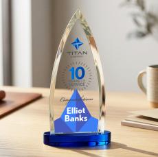 Shildon VividPrint Award on Alberton Base - Blue - Full Color Awards