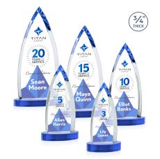 Shildon VividPrint Award on Alberton Base - Sky Blue - Full Color Awards