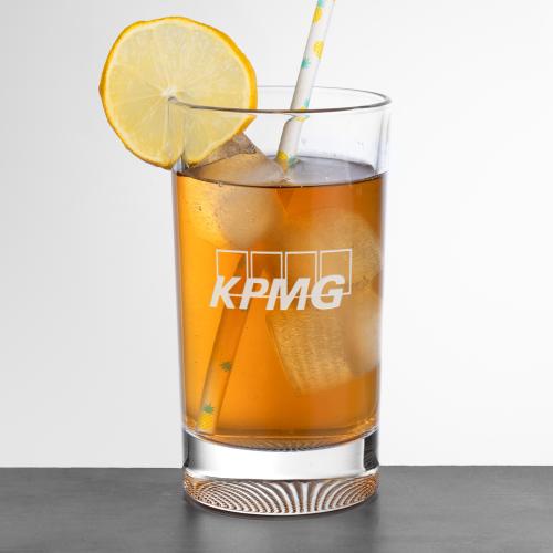 Corporate Gifts - Barware - Hiball Glasses - Baldwin Hiball  - Deep Etch