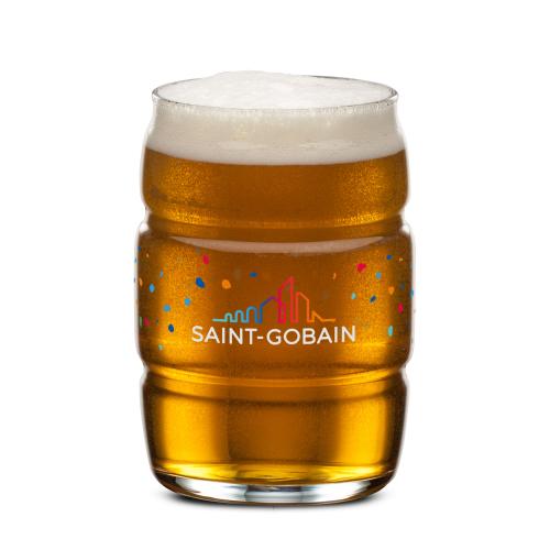 Corporate Gifts - Barware - Beer Glasses & Steins - Barrel Beer Glass - VividPrint&trade;