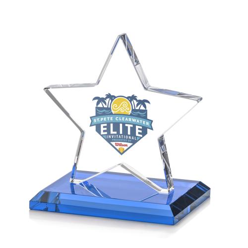 Recognition Awards - Crystal Awards - Sudbury Star VividPrint&trade; Award - Sky Blue
