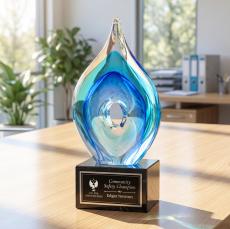 Caspian Award on Square Marble - New Items
