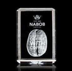 Fulton 3D Award - Vertical - 3D Engraved Crystal Awards