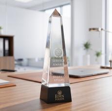 Groove Obelisk Award - Black - Sales Awards