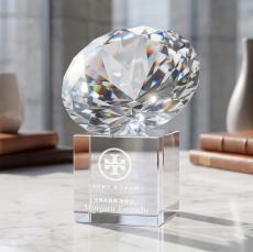 Gemstone Award on Cube - Diamond - Recognition Awards
