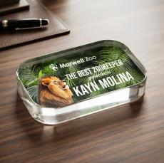 Halperin Rectangle VividPrint Paperweight - Full Color Awards