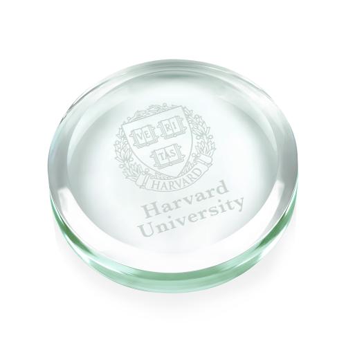 Recognition Awards - Crystal Awards - Crystal Paperweights - Harper Paperweight - Jade