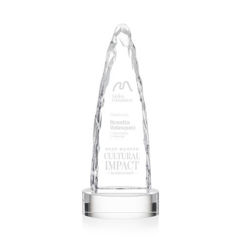 Recognition Awards - Crystal Awards - Goderich Iceberg on Base - Clear